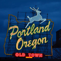 Portland Old Town Sign